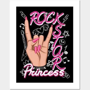 Rockstar Princess Posters and Art